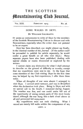 SMCJ Number 76 to 78 - Vol 13 - 1915 cover